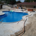 Muskego filled pool