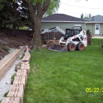 New Retaining Wall Construction